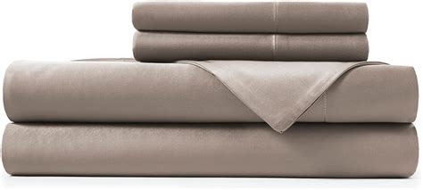 Hotel Sheets Direct Bamboo Bed Sheet Set 100% Viscose from Bamboo Sheet Set (Split King, Light Grey)